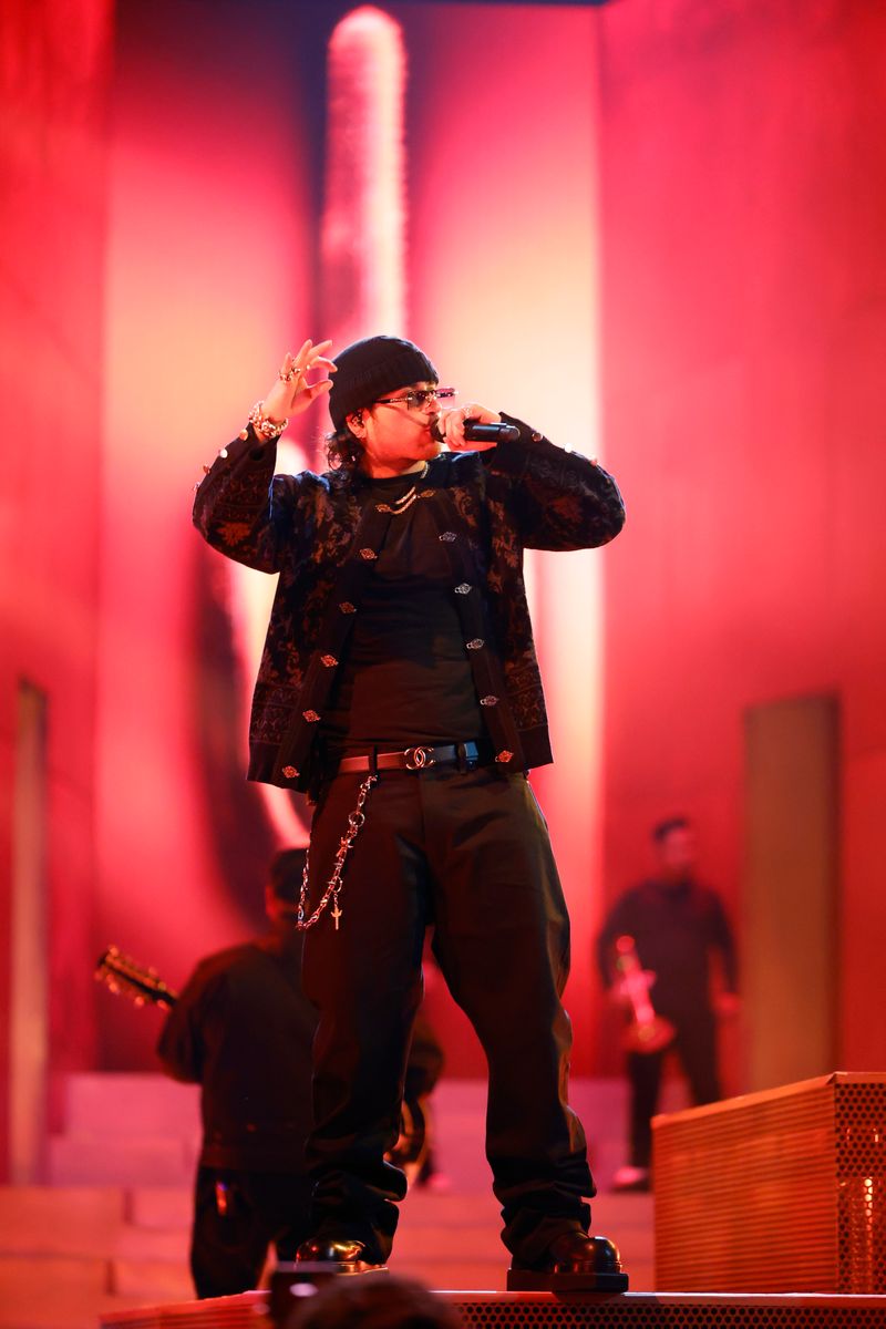 Fuerza Regida performs onstage during Amazon Music Live Season 4.