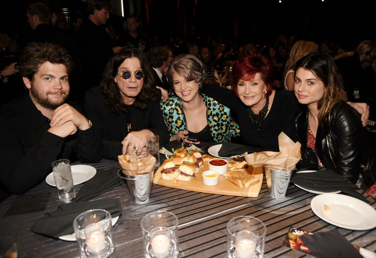 Jack Osbourne, Ozzy Osbourne, Kelly Osbourne, Sharon Osbourne and Aimee Osbourne attend Spike TV's 4th Annual "Guys Choice Awards" on June 5, 2010 in Los Angeles