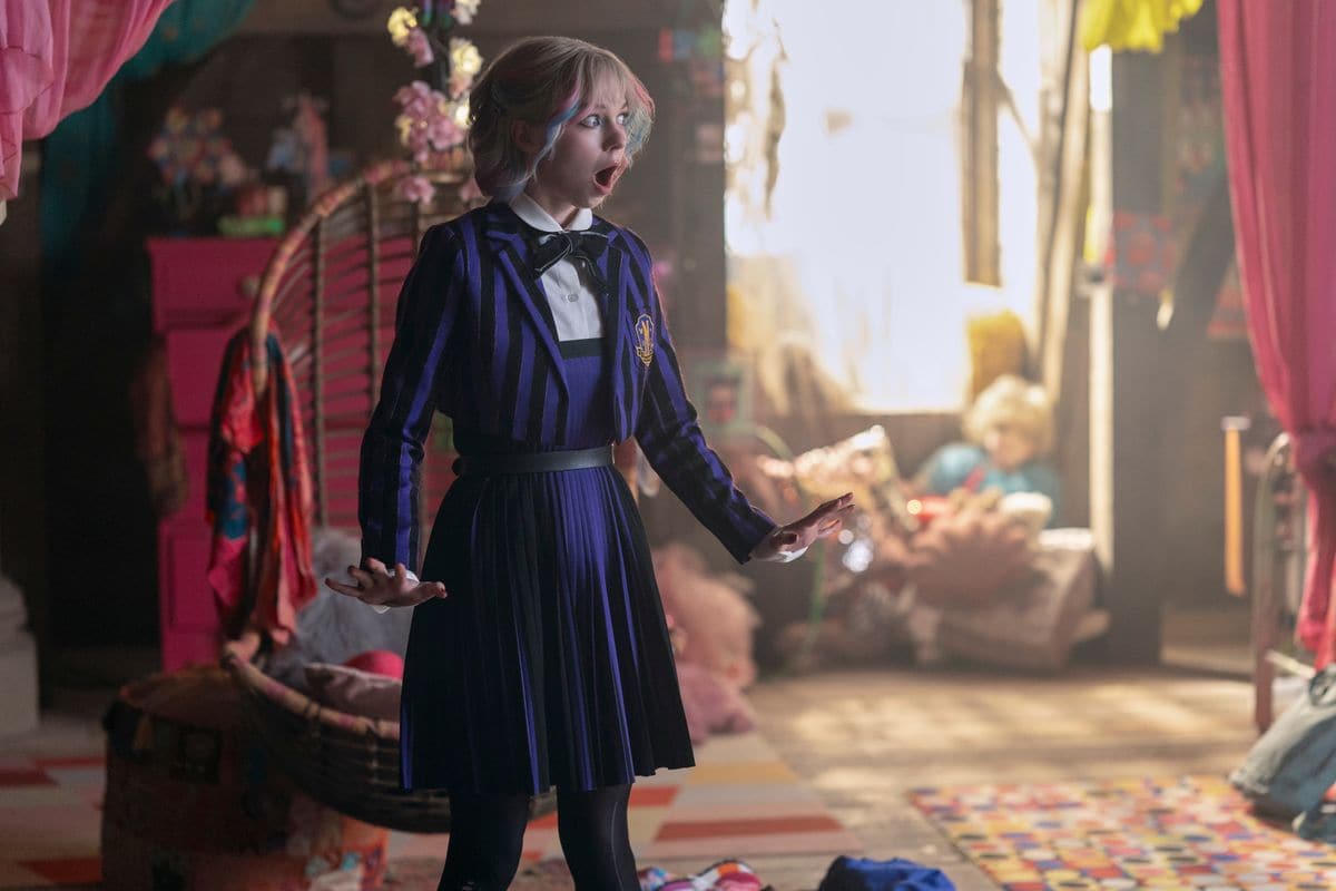 Emma Myers in the second season of 'Wednesday'