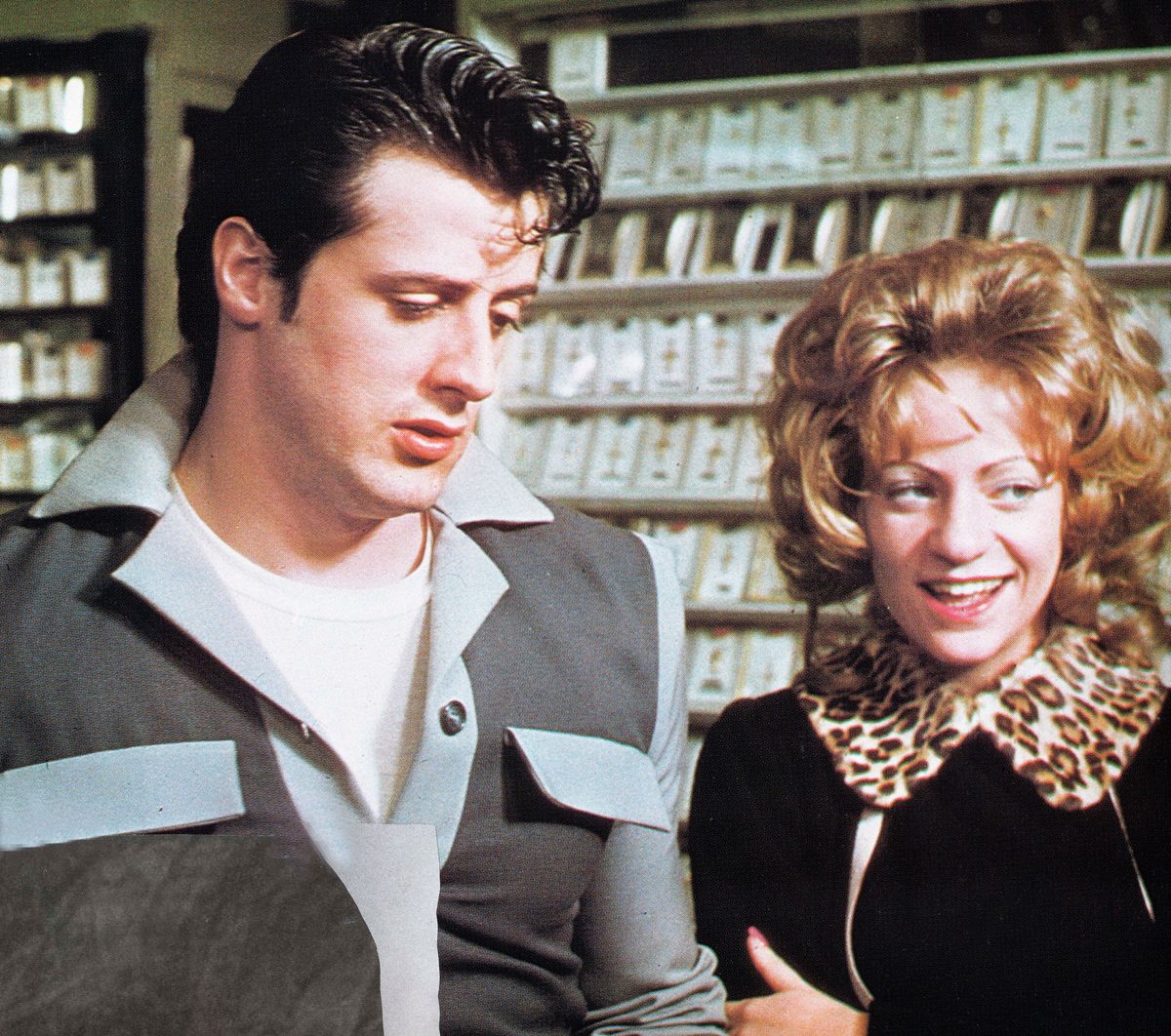 A young Stallon in 1974 on set