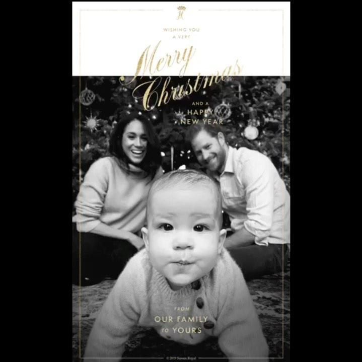 Meghan Markle and Prince Harry Christmas Card