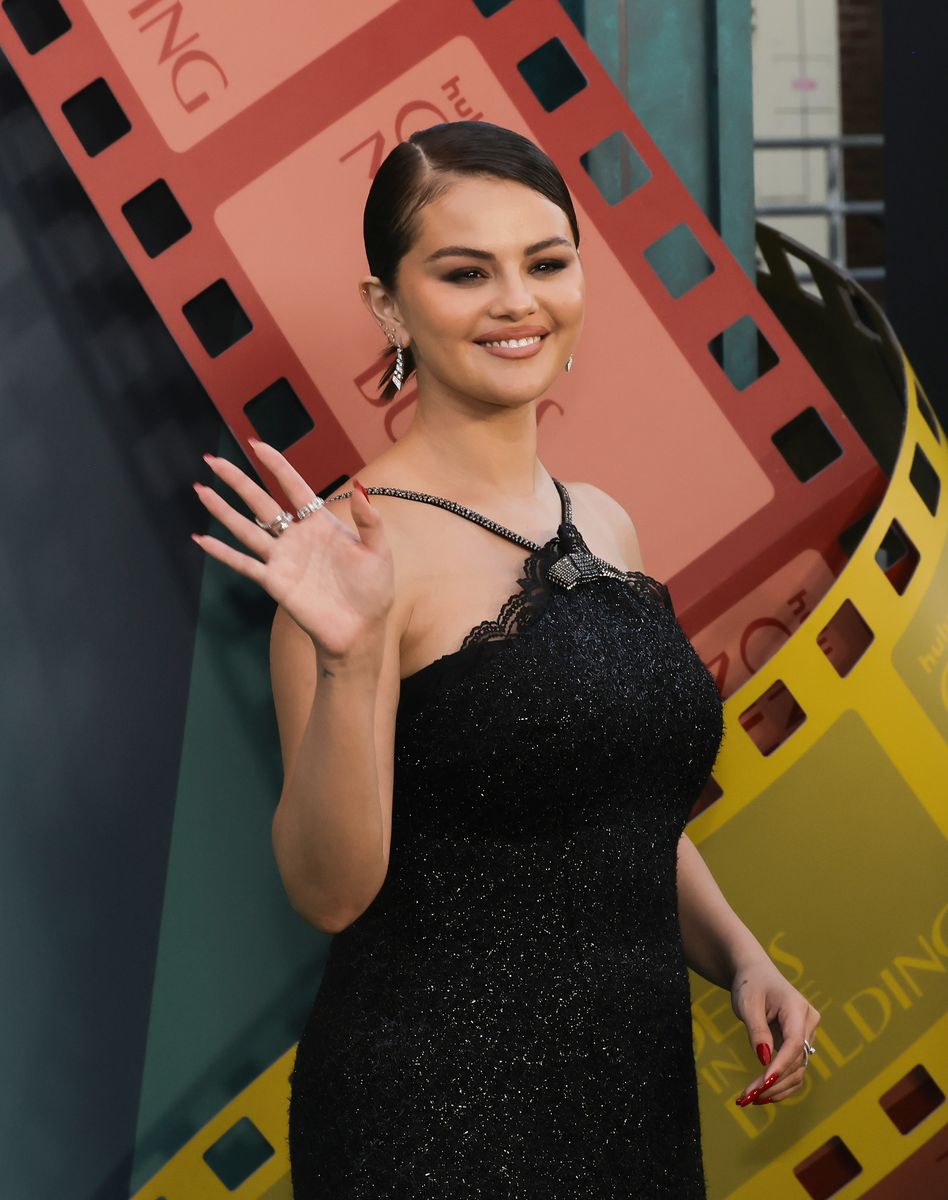 Selena Gomez attends the Season 4 premiere of Hulu's "Only Murders In The Building" at Paramount Studios on August 22, 2024 in Los Angeles, California.  (Photo by Kevin Winter/Getty Images)