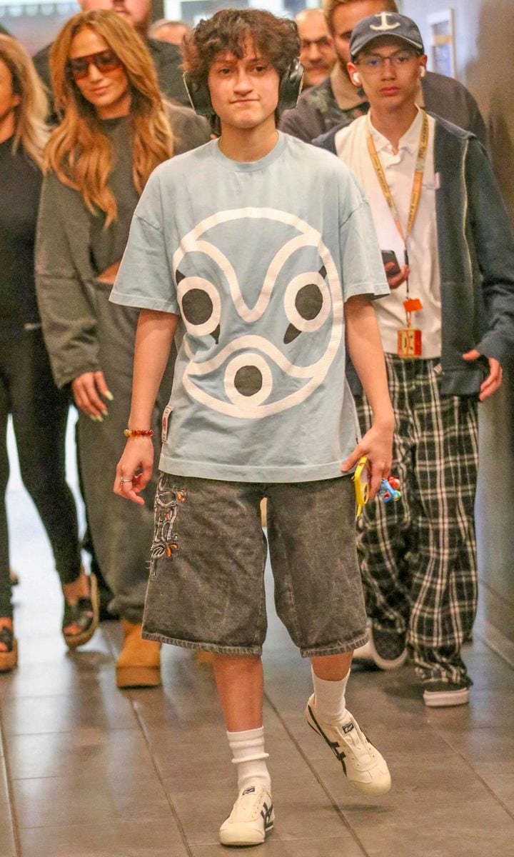 Jennifer Lopez y con Emme y Max