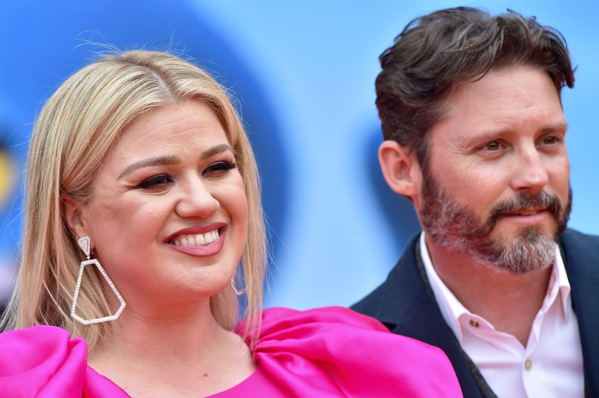 Kelly Clarkson and Brandon Blackstock attend STX Films World Premiere of "UglyDolls" at Regal Cinemas L.A. Live on April 27, 2019 in Los Angeles, California. (Photo by Axelle/Bauer-Griffin/FilmMagic)