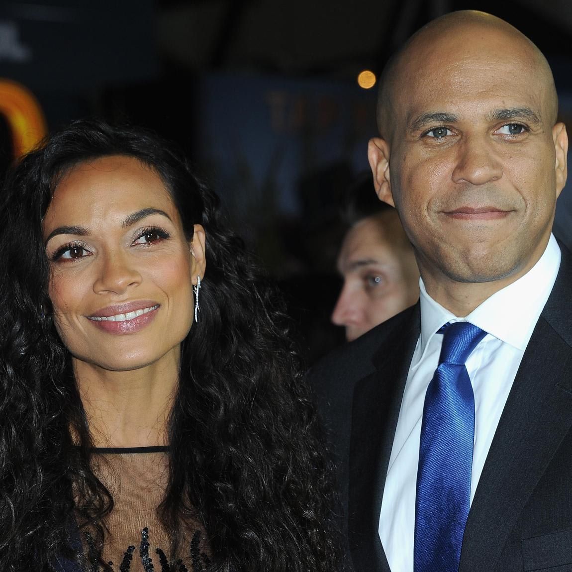 Rosario Dawson and Cory Booker