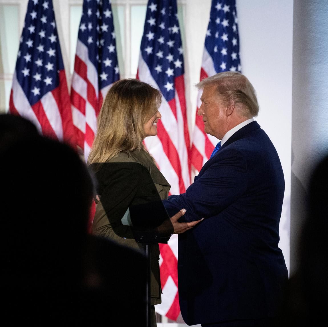 The first lady said the president is a husband who supports her in all she does