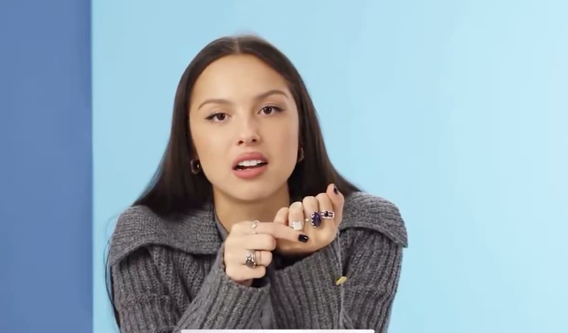 The singer showcased her ring collection during an interview with GQ