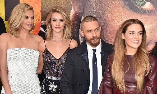 May 7: This is one good looking bunch! The ladies of 'Mad Max: Fury Road' including Charlize, Rosie Huntington-Whiteley and Riley Keough posed with Tom Hardy on the carpet in Hollywood.
Photo: Getty Images