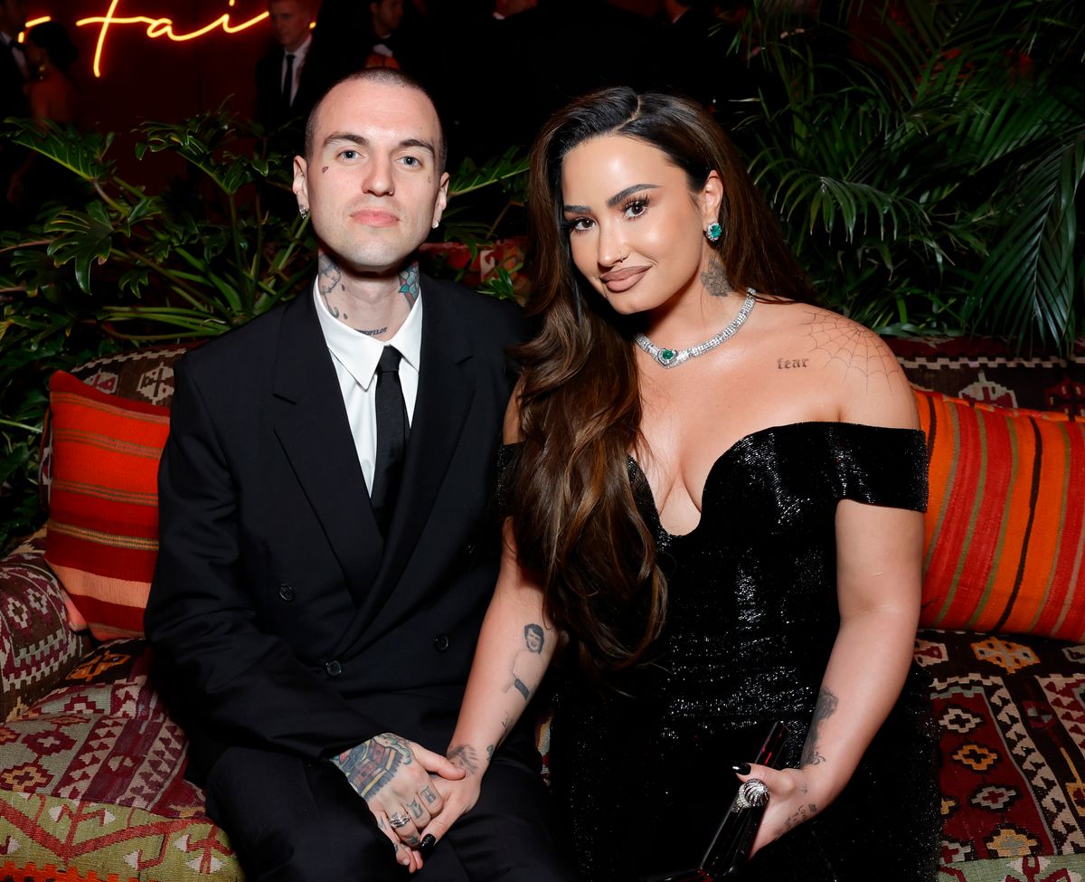 Jordan Lutes and Demi Lovato