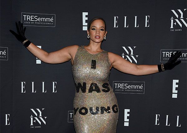 Dascha Polanco dazzles in New York with her golden look