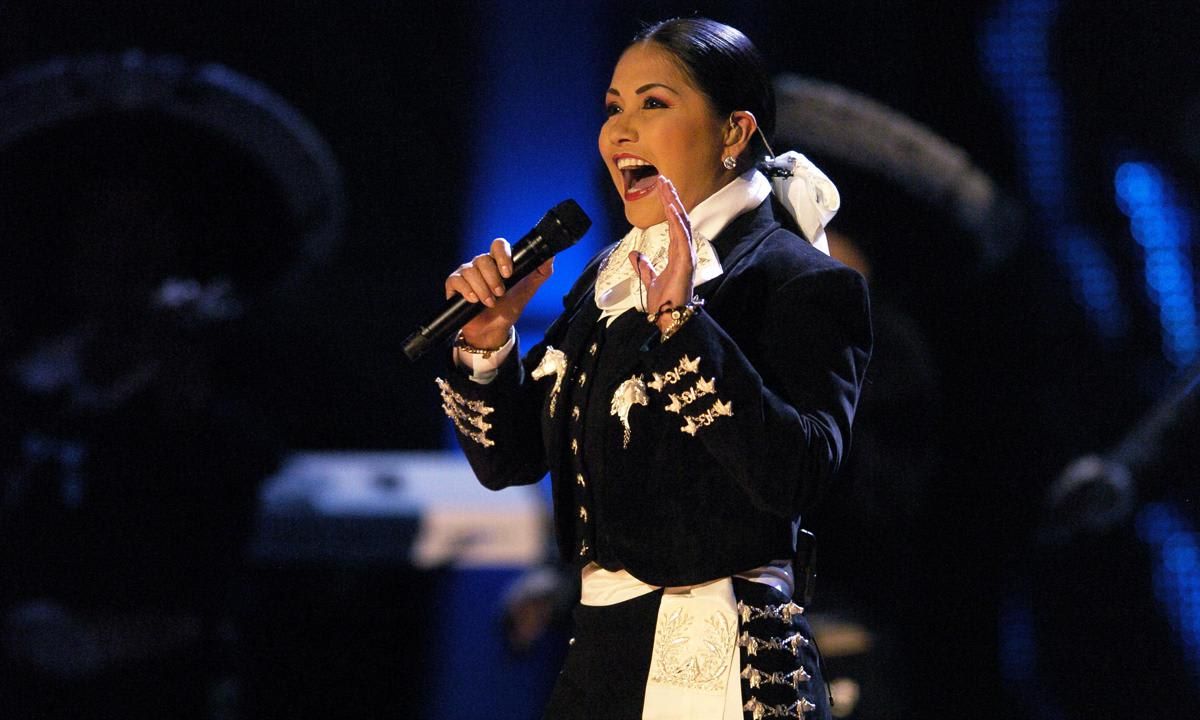 Mexican singer and composer Ana Gabriel performs during the