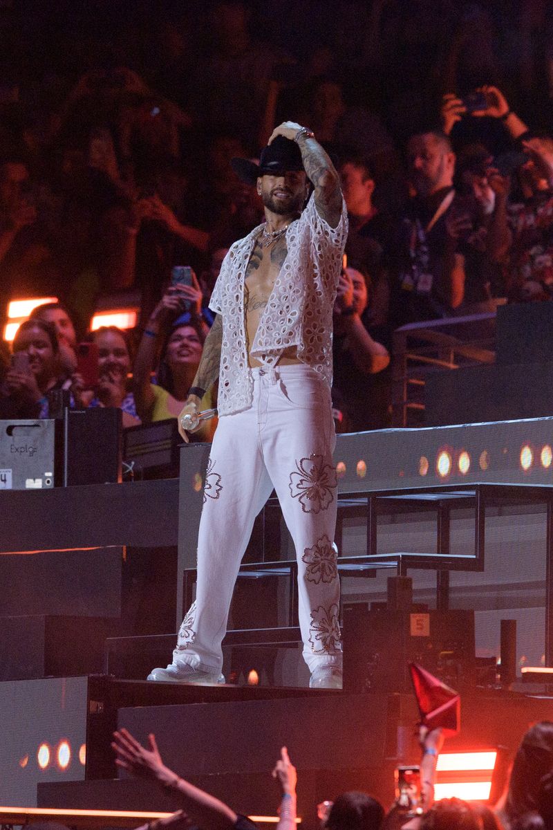  Maluma performs during the Kings World Cup  Final Four at BBVA Stadium on June 08, 2024 in Monterrey, Mexico. (Photo by Azael Rodriguez/Getty Images)