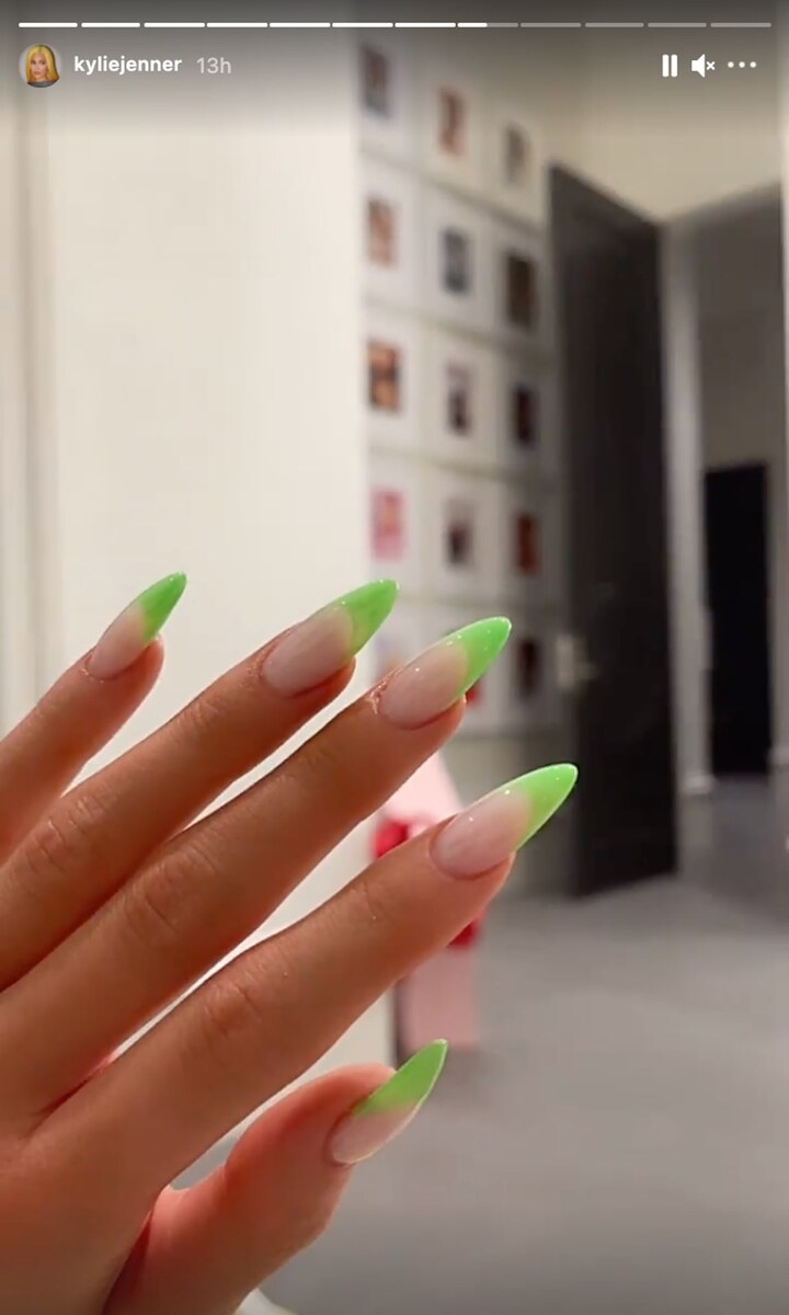 Kylie Jenner shows fans her nighttime routine on Instagram