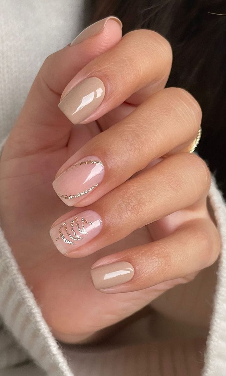 Beige with subtle sparkle