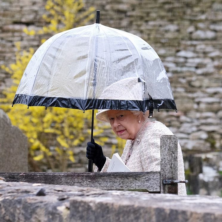 Queen Elizabeth attends Lena Tindall christening