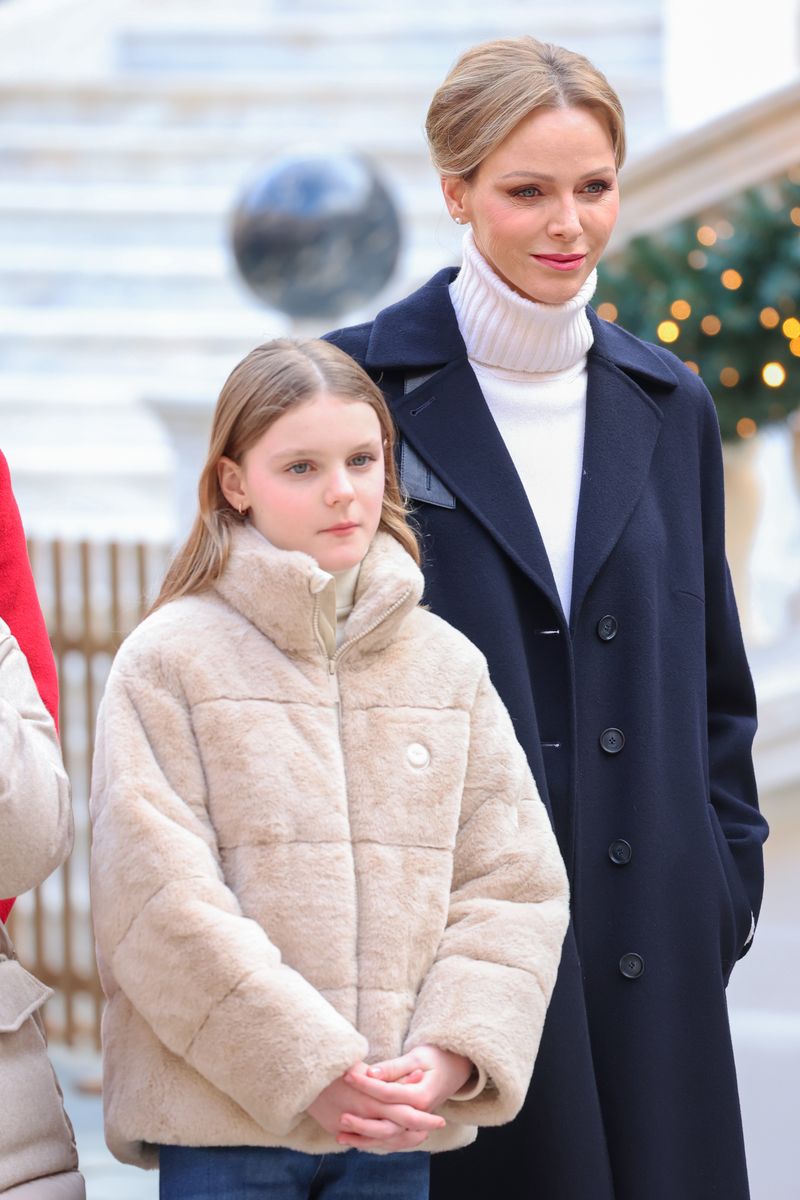 Like her mother, Princess Charlene, Gabriella seems to have chosen in recent months to let her hair grow. 