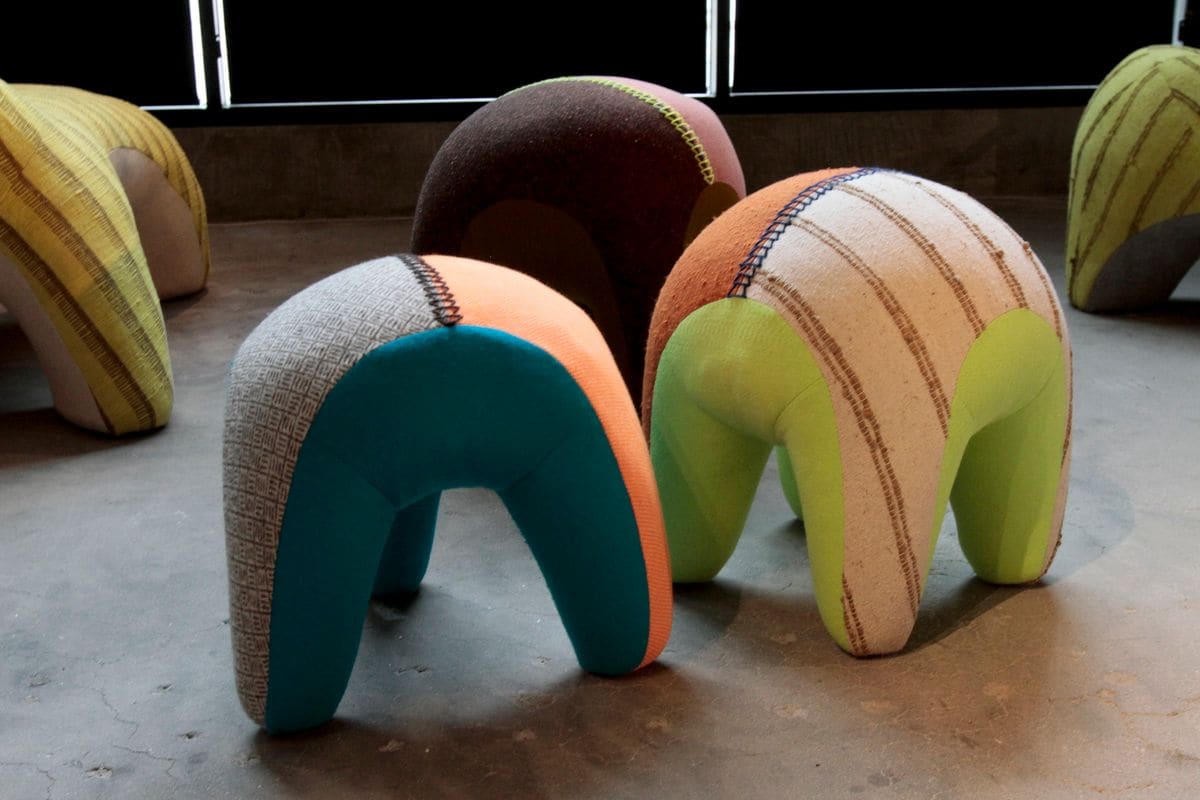 Chiapas Stools by artist and furniture artist Tanya Aguiniga