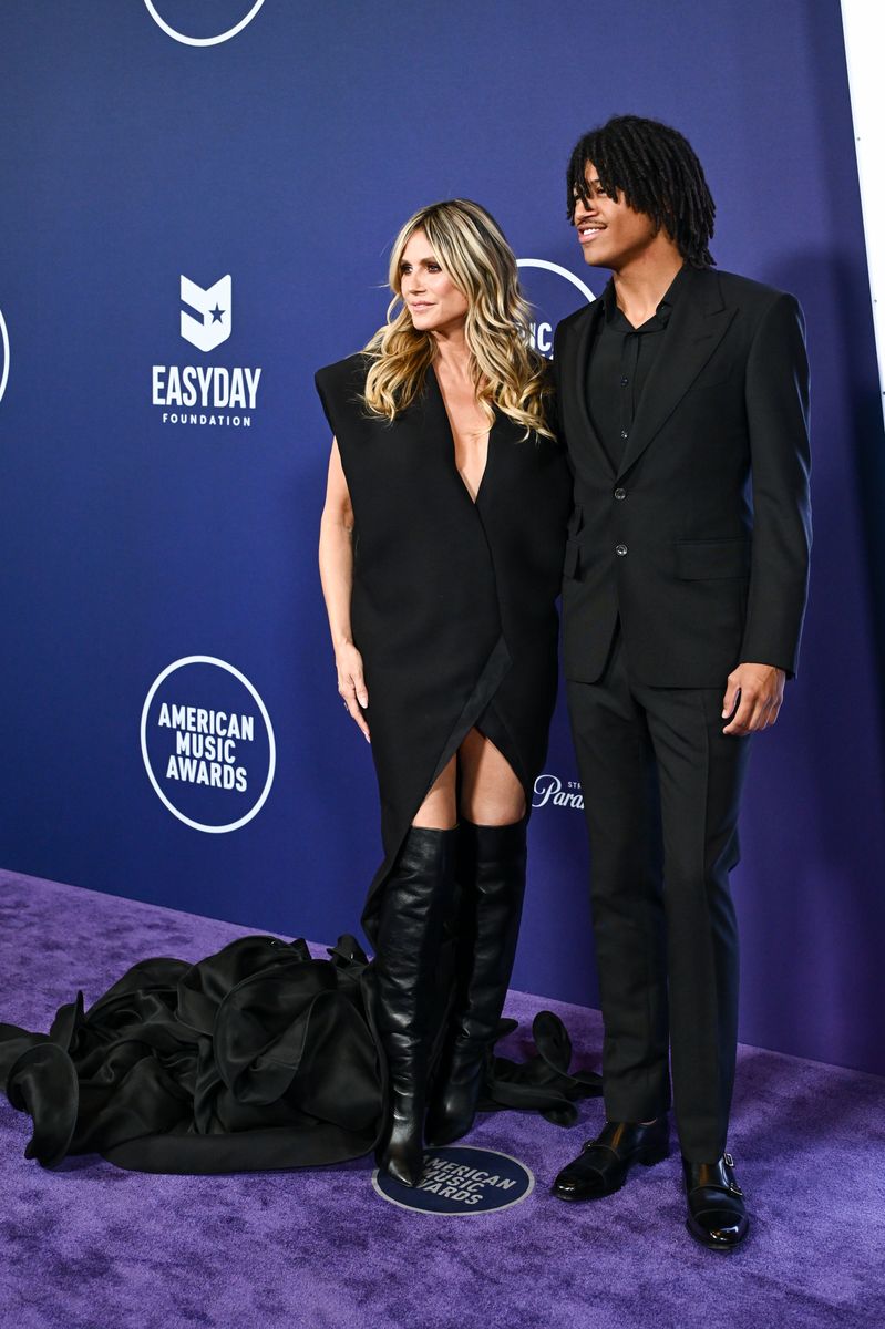 Heidi Klum, Henry Samuel at the 2025 American Music Awards held at the Fontainebleau Las Vegas on May 26, 2025 in Las Vegas, Nevada. (Photo by Brian Friedman/Penske Media via Getty Images)