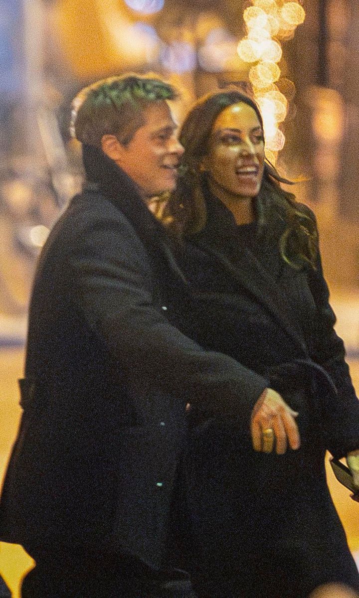 PREMIUM EXC Brad Pitt, Ines De Ramon