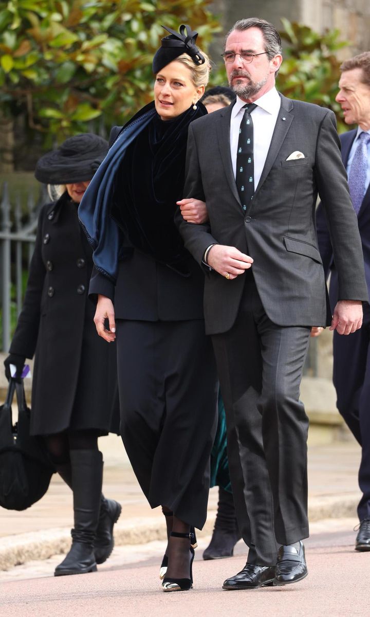 The late Greek King's third child, Prince Nikolaos, and Princess Tatiana of Greece and Denmark