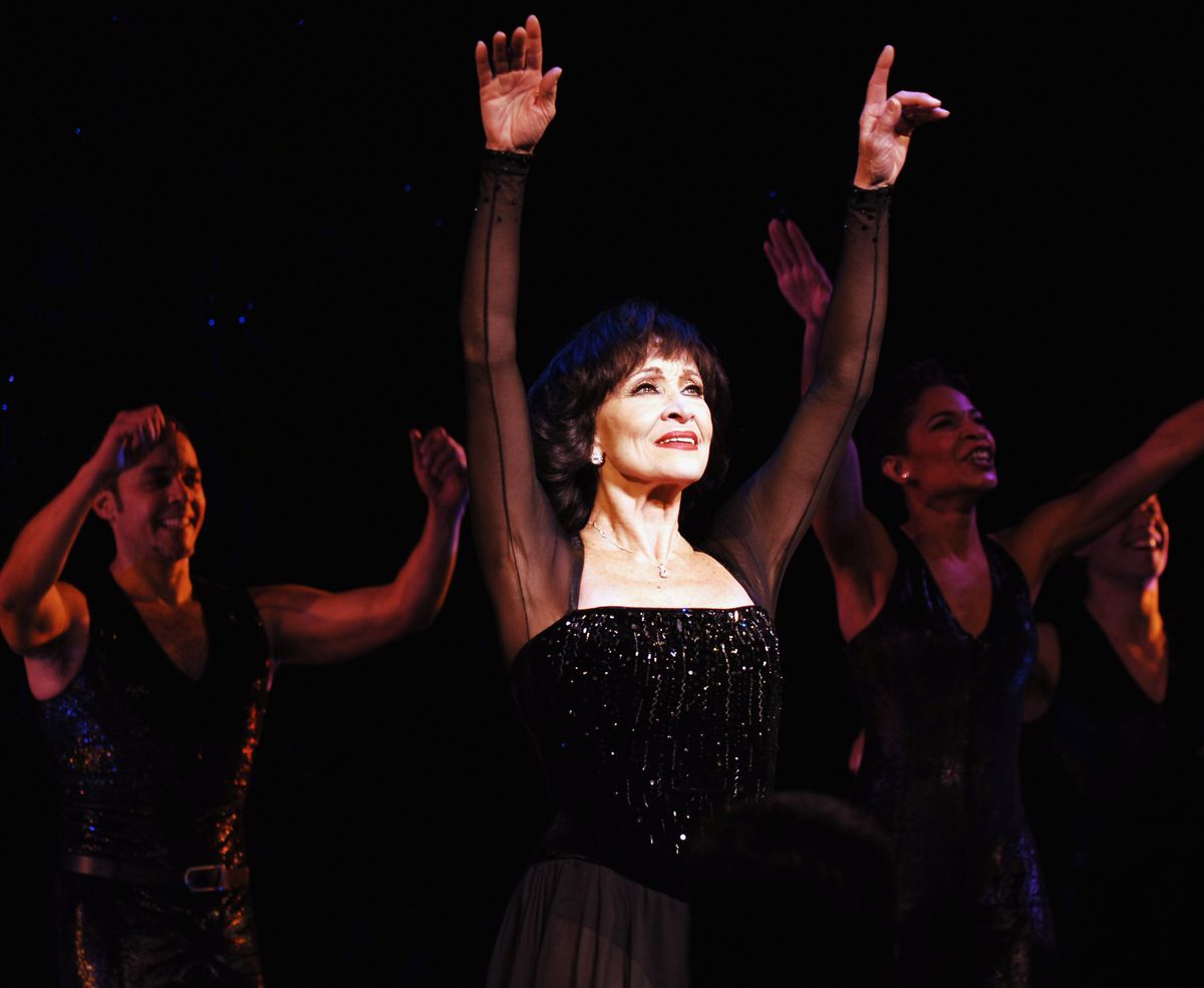Chita Rivera during "Chita Rivera: The Dancer's Life" Broadway Opening Night—Curtain Call at Schoenfeld Theatre in New York City, New York, United States.