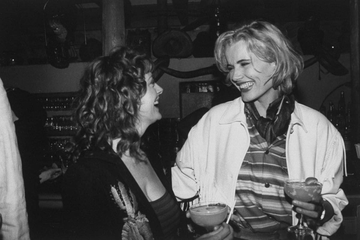 Geena Davis and Susan Sarandon, the only two women who ever left Brad Pitt starstruck