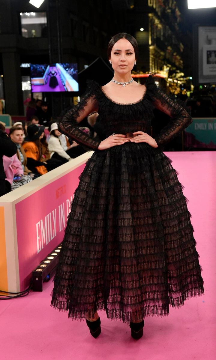 "Emily In Paris" By Netflix - Season 3 World Premiere : Outside Photocall At Theatre Des Champs Elysees In Paris