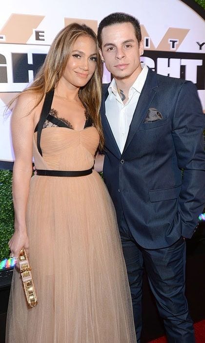 <b>Jennifer Lopez and Casper Smart</b>
<br>
She <i>ain't</i> his woman anymore. Jennifer and her longtime boyfriend, who first sparked romance rumors in 2011, have split according to People magazine. A source told the publication, "They have not been together for a few weeks," adding, "It wasn't anything dramatic and they were on good terms it just came to a natural end." Despite their split the source said they will continue to be friends. They shared, "[Jennifer and Casper] will remain friends and they see each other, but they are not together. It was very amiable."
</br><br>
Back in January, the <i>Booty</i> singer stressed to InStyle that she didn't need a man to be content. "I need to be happy on my own," she said. "If someone fits into that, great. But if they don't, that's OK too." Prior to Casper, Jennifer was married to Marc Anthony, with whom she shares twins Emme and Max.
</br><br>
Photo: Michael Buckner/Getty Images for Fight Night