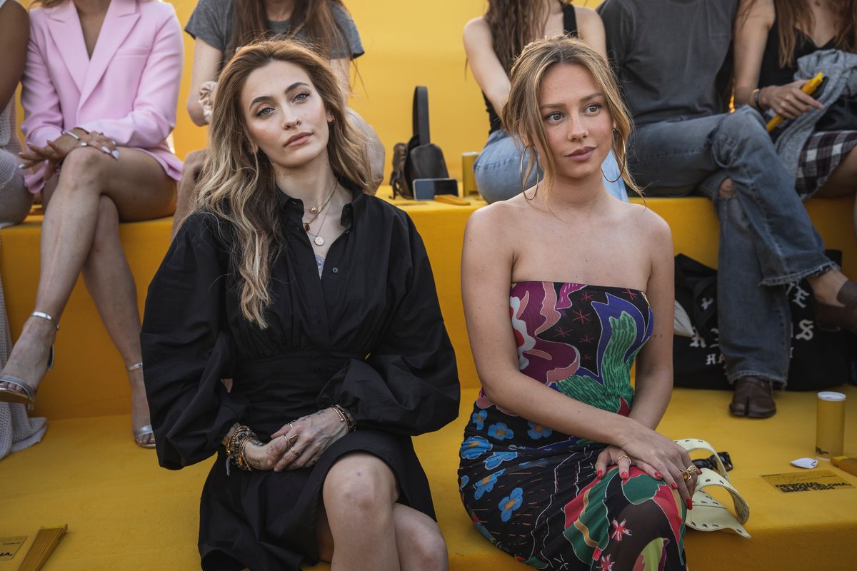 Paris Jackson, Ester Exposito at the Desigual Fashion Show on June 06, 2024 