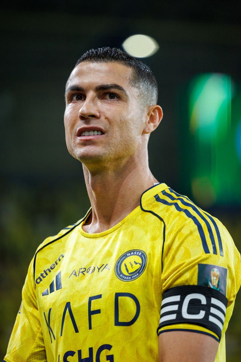 Cristiano Ronaldo of team Al-Nassr FC during the King's Cup game between Al Nassr and Al Ittihad.