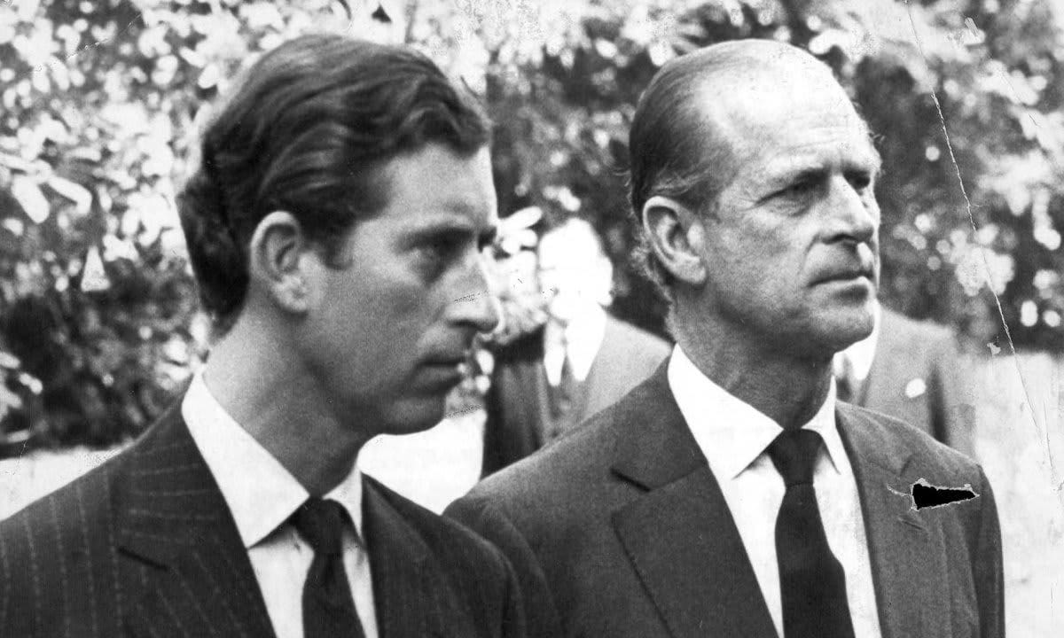 Prince Philip and Prince Charles