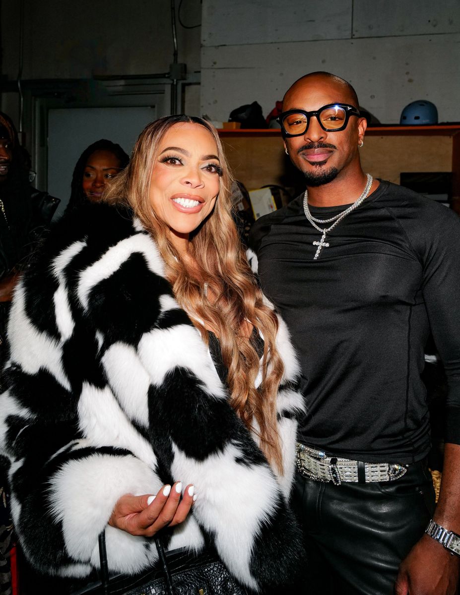 Wendy Williams poses with LaQuan Smith
