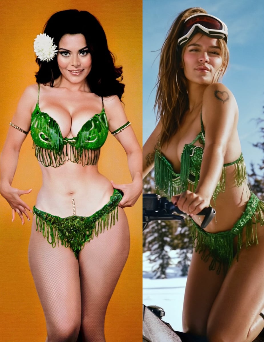 Karol G Turns Heads in Iconic Bikini Once Worn by 1970s Vedette Rossy Mendoza