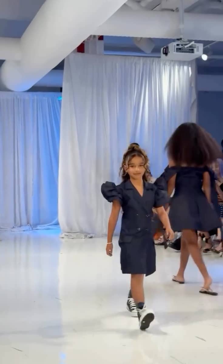 At just 8 years old, Dream Kardashian, daughter of Rob Kardashian and Blac Chyna, is already making waves in the fashion world. 