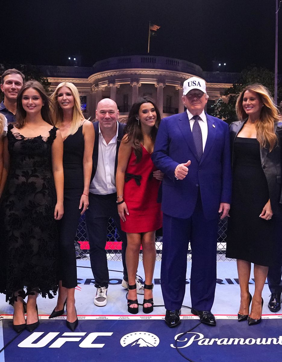 Ivanka Trump embraced understated elegance in an all-black look, while daughter Arabella complemented her in a floral lace gown for the White House event.