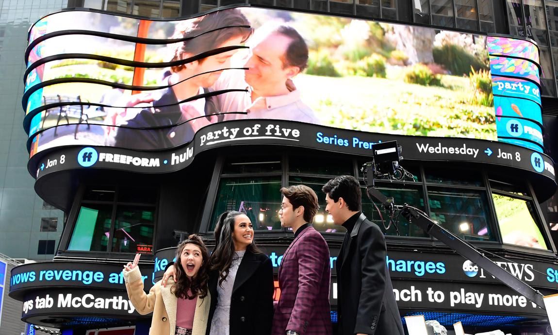 Party of Five cast in NYC