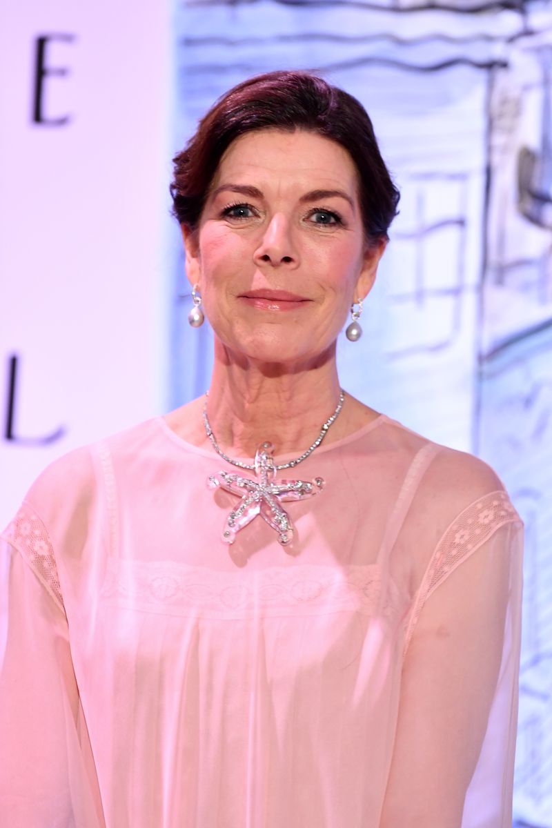 While Princess Caroline (left) often leans into '80s maximalism and bold jewels, Charlotte (right) carves out a modern, androgynous path defined by clean lines and understated luxury.