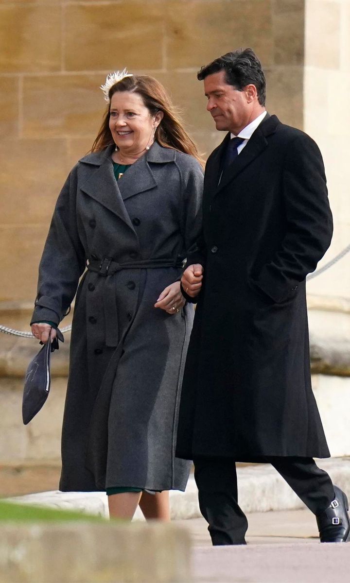 Constantine II and Anne-Marie's eldest child, Princess Alexia of Greece and Denmark, and her husband Carlos Morales Quintana