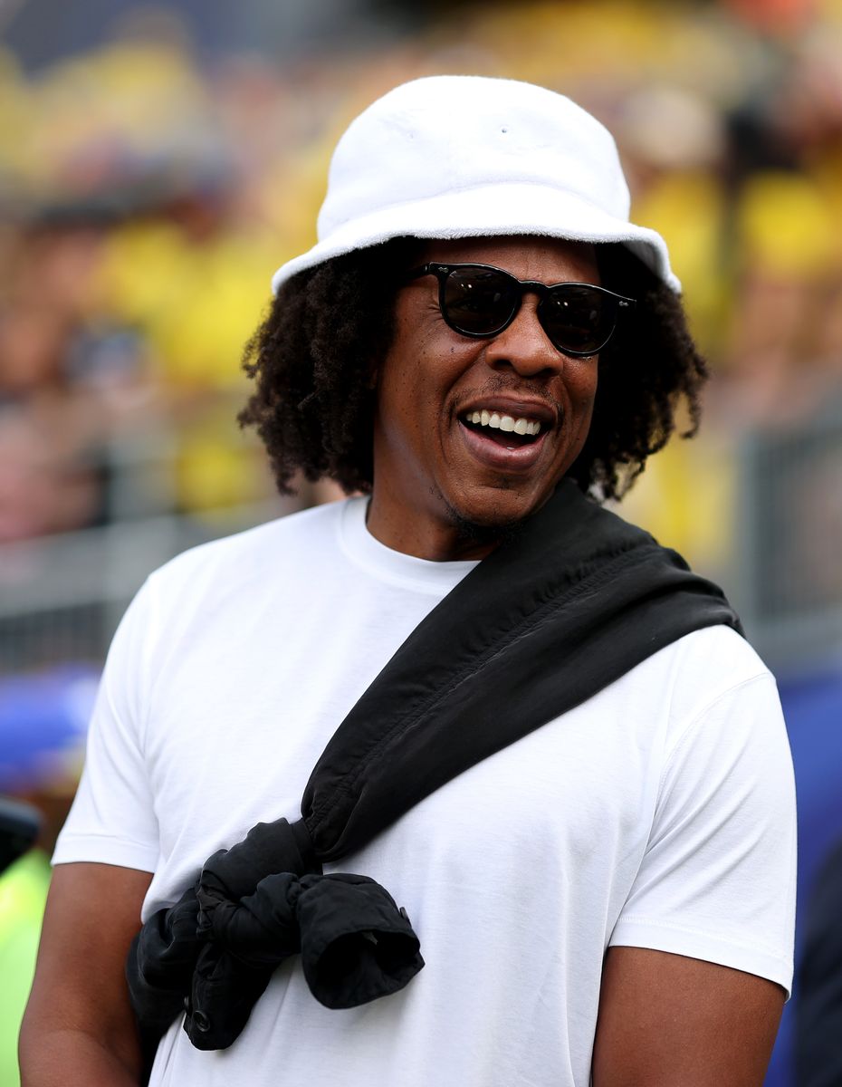 Jay-Z is seen before the FIFA World Cup 2026 Group E match between Cote D'Ivoire and Ecuador.
