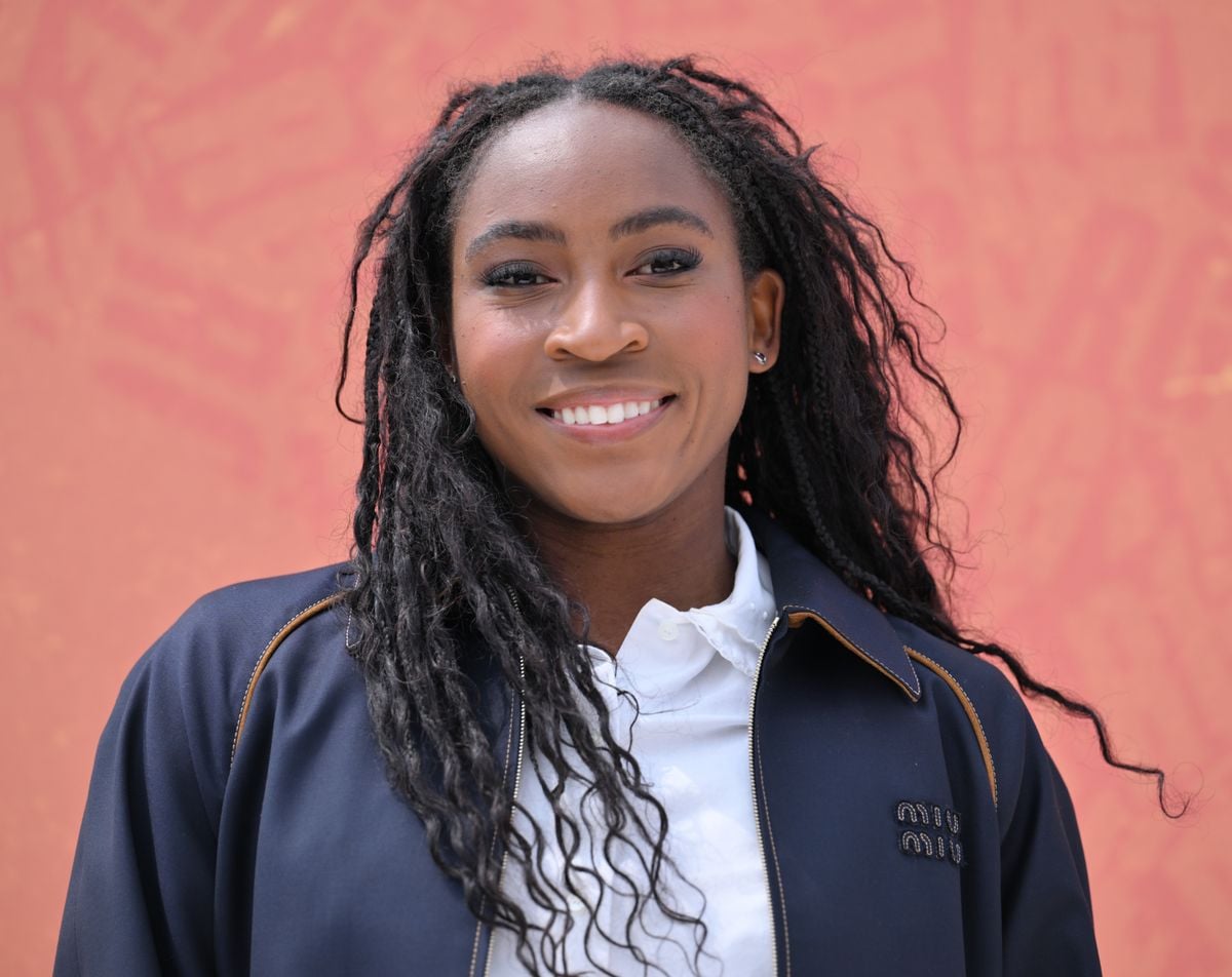 Coco Gauff of U.S. poses with the Coupe Suzanne Lenglen trophy during a photocall after her victory over Aryna Sabalenka in the Women's Singles Final match of the 2025 French Open Tennis tournament on Place de la Concorde in Paris on June 08, 2025. (Photo by Mustafa Yalcin/Anadolu via Getty Images)