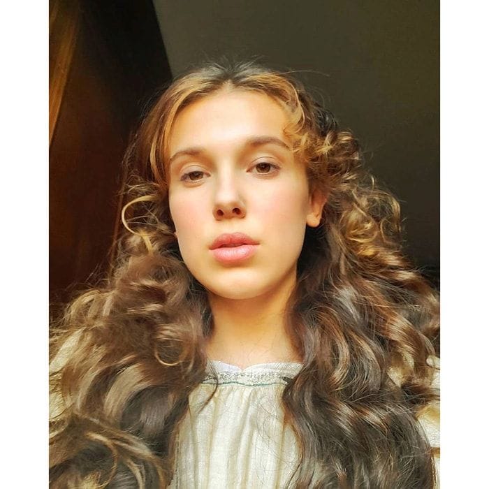 Millie Bobby Brown unveils new long hairstyle for Enola Holmes movie