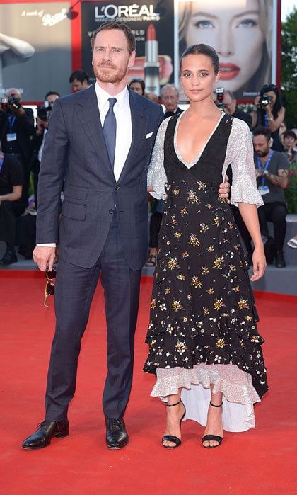 The co-stars-turned-couple sang each other's praises at their movie's premiere at the 2016 Venice Film Festival.
<br>
Photo: Dominique Charriau/WireImage