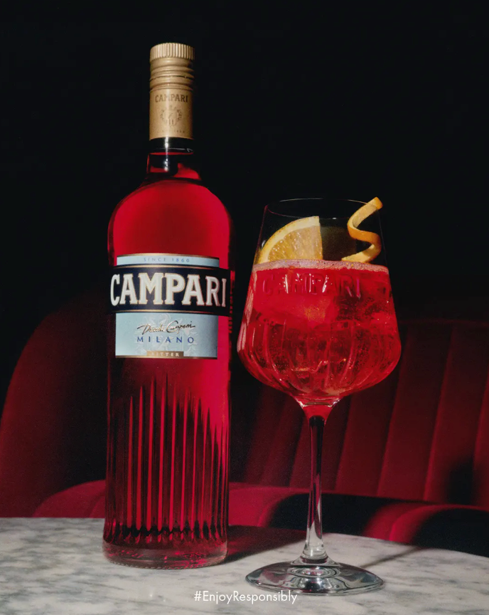 Light, bubbly, and refreshing, the Campari Spritz is an easy choice for daytime World Cup matches.