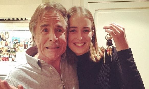 Joined by dad Don, birthday girl Grace shows off the keys to her Sweet 16 gift a car.
<br>
Photo: Instagram/@jaydoubleyoujay