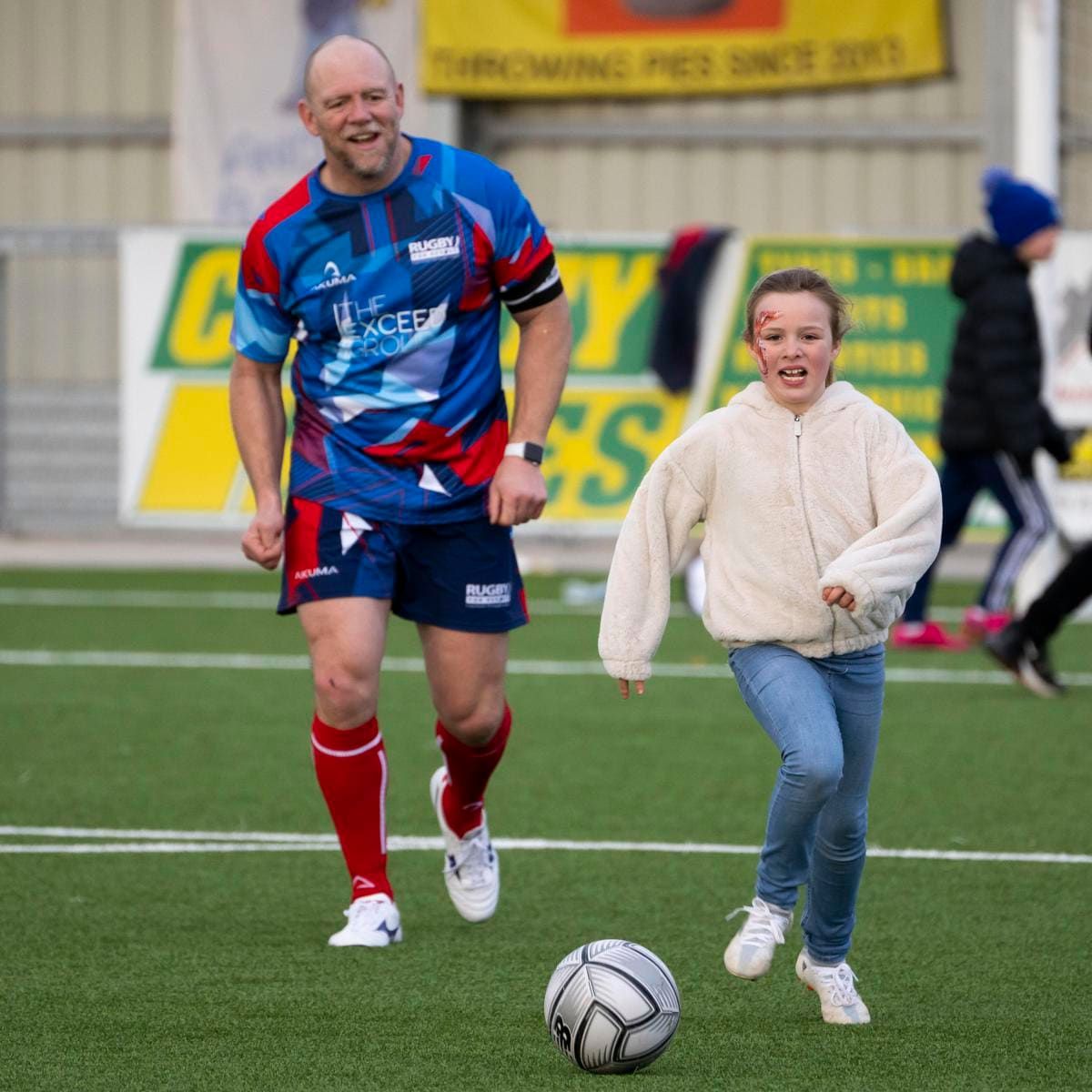 Mia and Mike Tindall