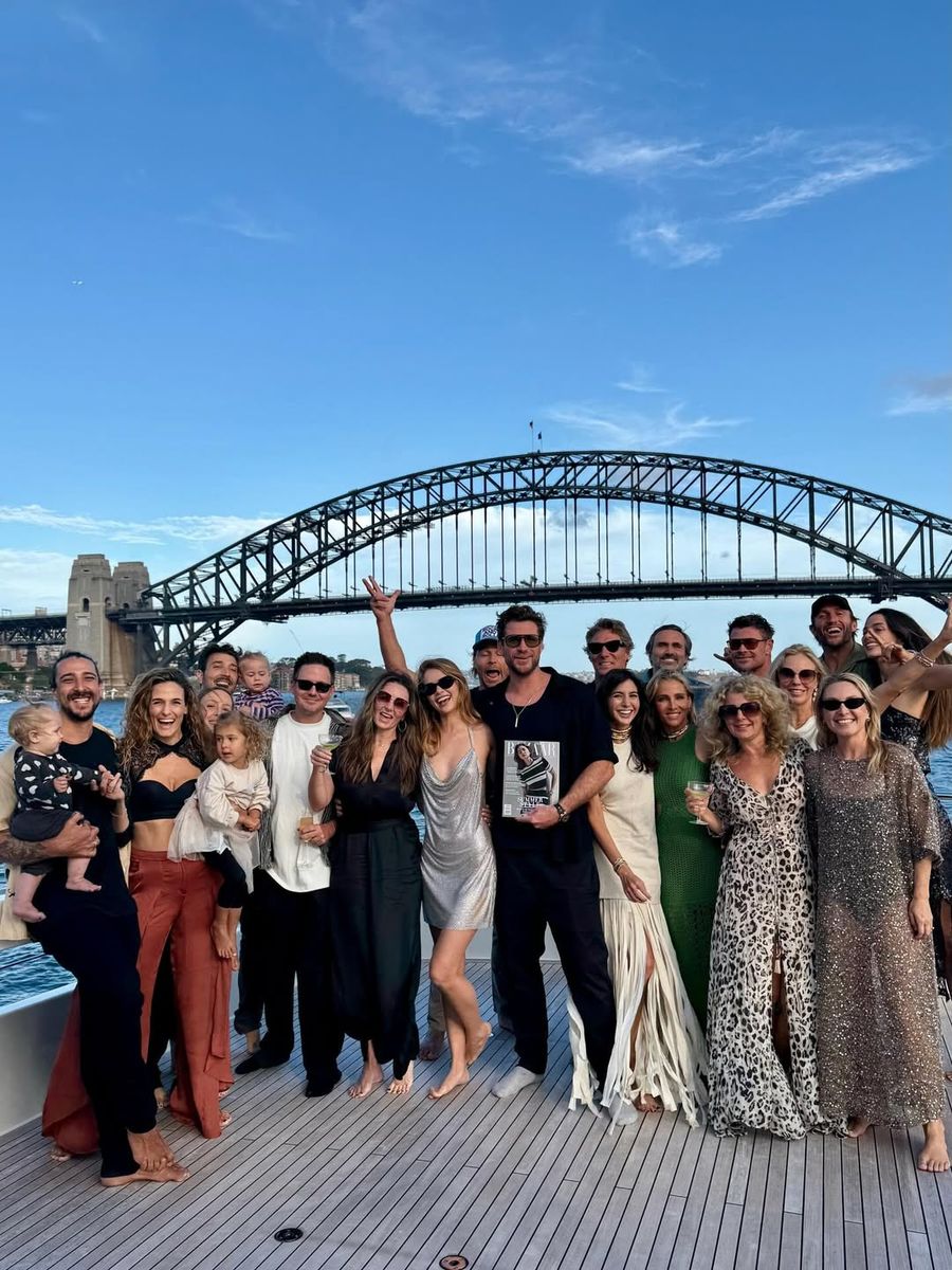 The pair celebrated the New Year with their entire family, sharing some adorable family photos