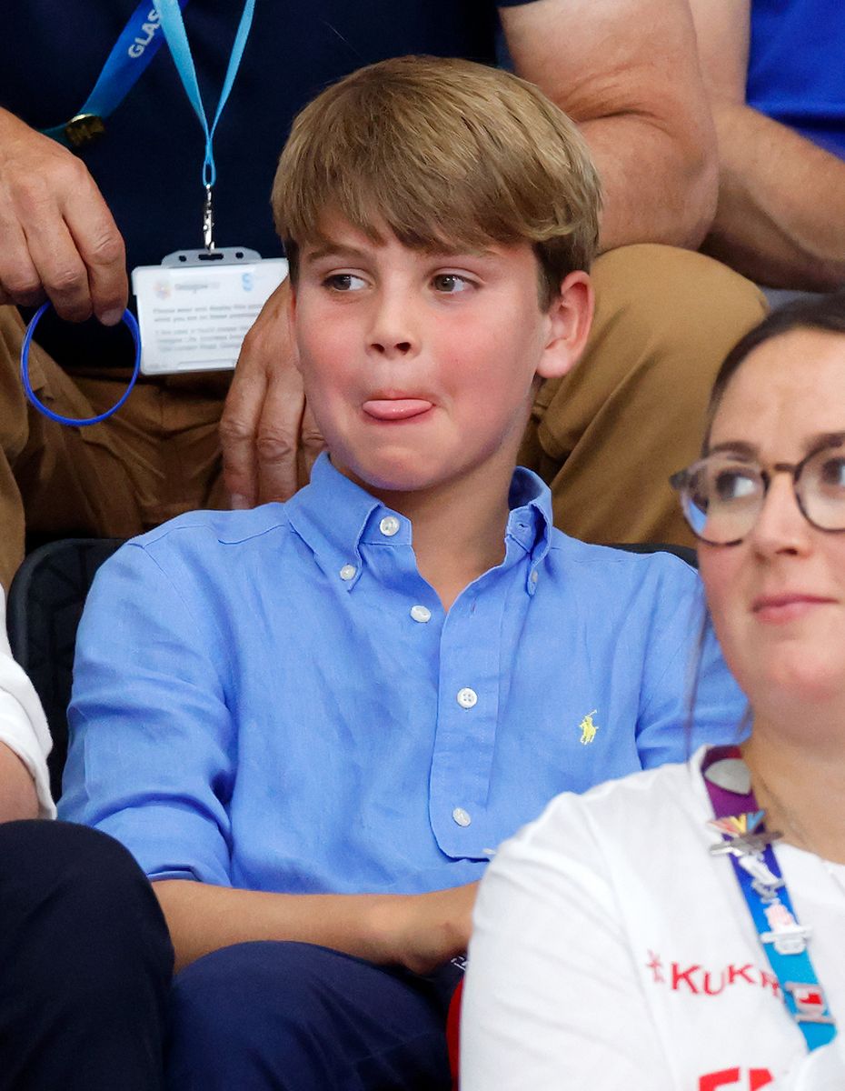 Prince Louis and Princess Charlotte showed off their playful sibling dynamic during a family outing at the 2026 Commonwealth Games in Glasgow.