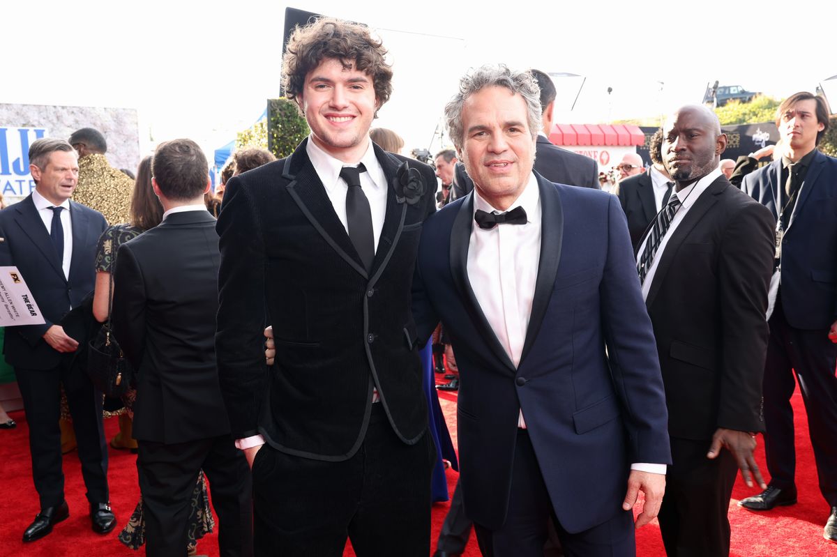 Keen Ruffalo and Mark Ruffalo attend the 29th Annual Critics Choice Awards