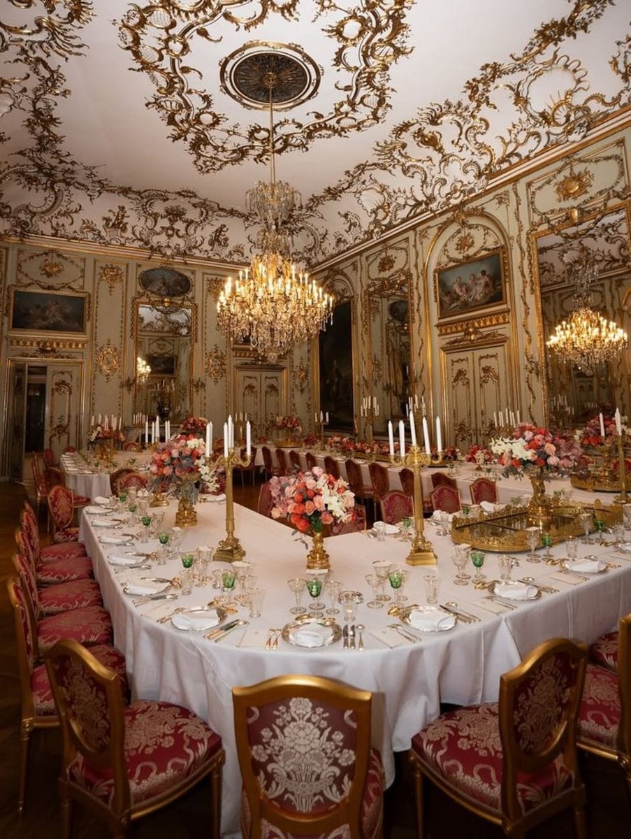 The gala featured stunning decorations