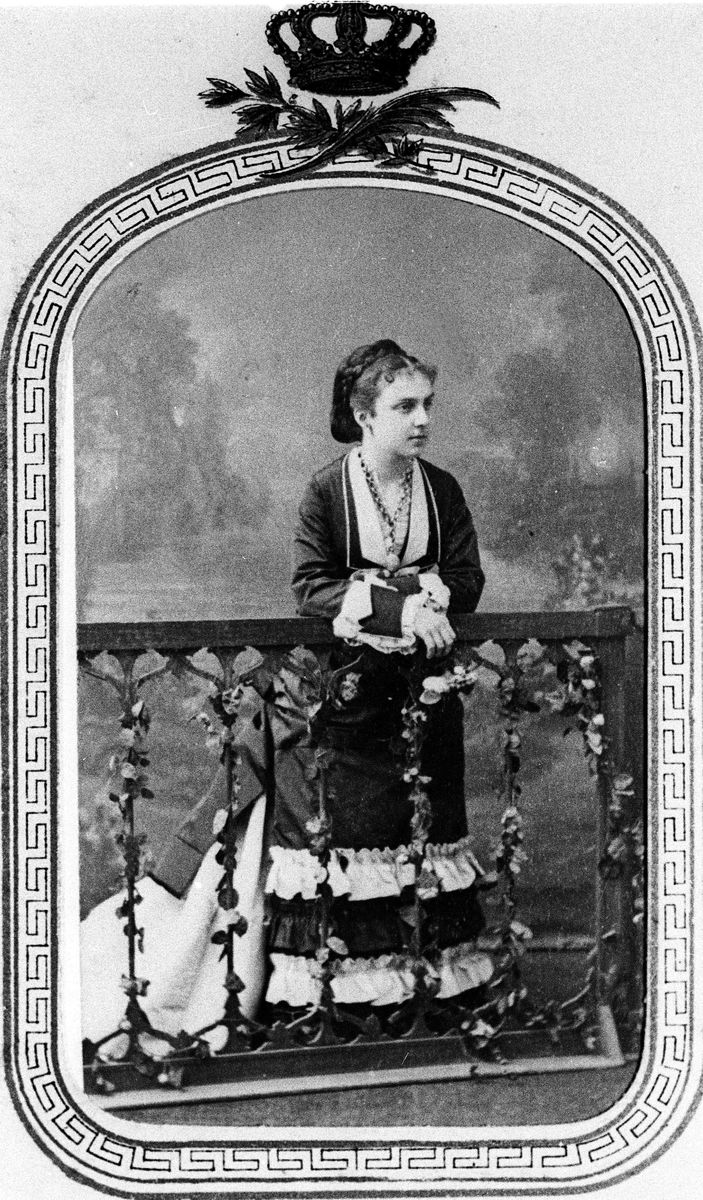 Maria de las Mercedes of Orleans-Bourbon, Infanta of Spain (1860-1878). Daughter of the Duke of Montpensier, granddaughter of King Louis-Philippe.